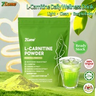 【7 Sachets】7Lume L-Lose Weight Green Powder, Advanced Halal Healthy L-Carnitine Drink Body Shape Wei