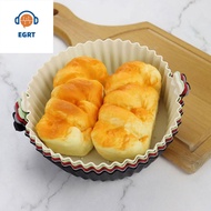 EGRT Oven Washable Plate Fried Chicken Mat Kitchen Baking Tray Air Fryer Basket Air Fryer Accessories Silicone Pot