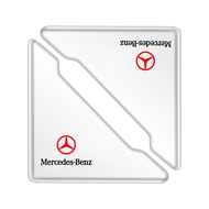 2/4Pcs ประตูรถมุมกันชนกันชน Anti-Scratch Protector สำหรับ Mercedes Benz AMG E200 W210 W203 W124 W204