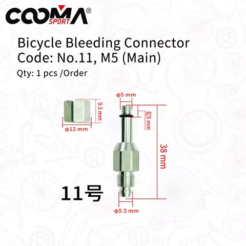 Bicycle Hydraulic Brake Bleed Adapters with Veries size For Shimano, Avid, Sram, Hayes, Formula, Mag