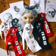 哥特式萬聖節禮服。適合 Neoblythe、Pullip、Licca 娃娃。