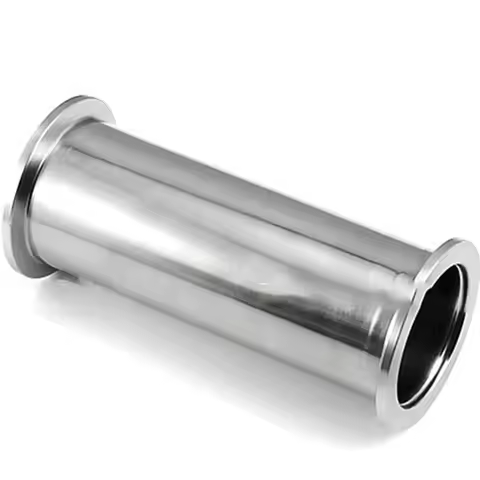 50-200mm Length KF16 KF25 KF40 KF50 Straight Spool Tube Sanitary Vacuum Pipe Fitting SUS 304 Stainle