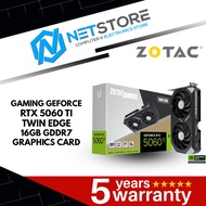 ZOTAC GAMING GEFORCE RTX 5060 TI 16GB TWIN EDGE GDDR7 GRAPHCIS CARD - ZT-B50620E-10M
