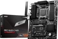 MSI PRO B650-S WiFi ProSeries Motherboard (AMD Ryzen 9000/8000/7000 Series Processors, AM5, DDR5, PC