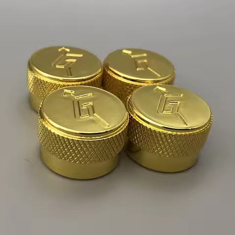Gold Gretsch Guitar Knobs 4 Pieces