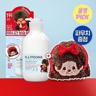 ILLIYOON x Monchhichi 神經醯胺舒敏身體乳 600ml | OliveYoung銷量No.1 熱銷620萬瓶 贈抽繩包