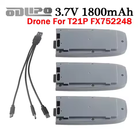 Upgrade 1800mah 3.7V RC Drone Battery For T21P CS800 PRO FX752248 Remote Control Drone RC Quadcopter