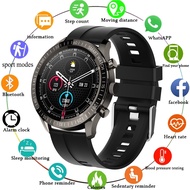 Smartwatch สมาร์ทวอท IP68กันน้ำสมาร์ทนาฬิกา Heart Rate Monitor การตรวจสอบการนอนหลับ1.32จอแสดงผล HD ธุรกิจแฟชั่นสมาร์ทนาฬิกาผู้ชายกีฬานาฬิกา + กล่องSmartwatch สมาร์ทวอท Qy05c