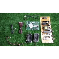 (AC624) Sharp LC-32L400M-WH Mainboard, Powerboard, LVDS, Sensor, Cables, Speaker. Used TV Spare Part