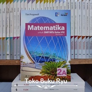 Mathematics Question Book 2A 2B Class 2/8/VIII SMP Merdeka Erlangga Curriculum