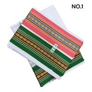 8x4 Nagpuri Special Cotton Veshti/Dhoti Thundu Set with Big Design Border for Men