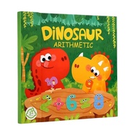 Montessori Toy Math Addition Subtraction Decomposition Math Toys Magnetic Dinosaur Book Children's E