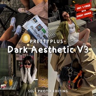 Dark Aesthetic V3 | Lightroom Preset Mobile IOS Android & PC Desktop | Random FREE 1 Preset
