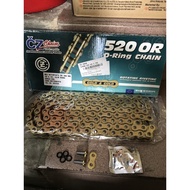 CZ CHAIN 520-116L ORING CHAIN MADE IN EUROPE