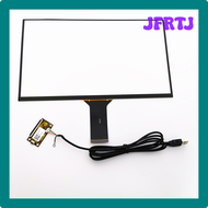 JFRTJ หน้าจอสัมผัสแบบ Capacitive ขนาด 14 นิ้ว Linux WIN7 8 10 และระบบ Android USB Plug And Play แผงซ้อนทับหน้าจอสัมผัส 10 จุดสัมผัส DGESH