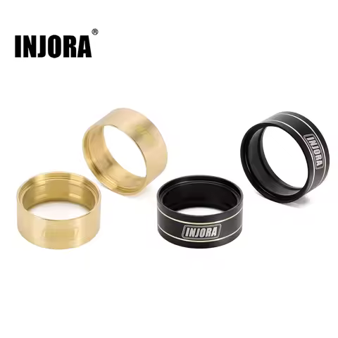 INJORA 94g Brass Internal Beadlock Wheel Ring Clamp Rings Fit 1.9" Wheel Rim For RC Crawler Axial SC