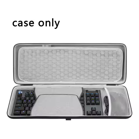 Geekria TKL Keyboard Case for Logitech G915 TKL Keyboard + G502 Mouse Combo Case, Hard Shell Carryin