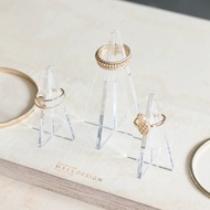 Jewelry Display Stand Display Cone-Shape Jewelry Holder Ring Stand Acrylic Ring Holder