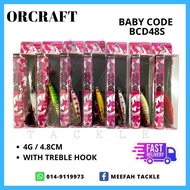OR CRAFT Baby Code BCD48S Sinking Pencil ( 4g / 4.8cm ) - Fishing Lure Sinking Bait Gewang