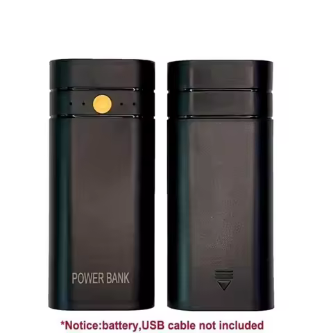 2 Slots 5V 2A 18650 Battery Charger Portable Power Bank Kit DIY Fast Charging Power Bank Shell Box P