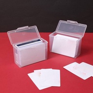 E-WOITD Game Card Transparent Box, Jewelry Storage Container 10x4x6Cm Board Game Transparent Plastic