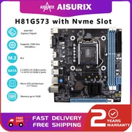 AISURIX H61 H81 Motherboard Mobo LGA 1150 LGA1155 CPU Socket I3/I5/I7 ATX Intel DDR3 H81G573/H61G578