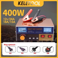 12V 24V Automatic Battery Charger Intelligent Lead-acid Battery Charger Car Battery Charger Pengecas