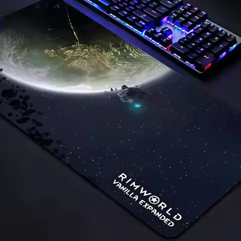RimWorld Large Gaming Mouse Pad Computer Mousepad PC Gamer Laptop Mouse Mat Office Mausepad XXL Carp