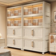 X-Mart Storage Box Cabinet Organizer 50-80cm Multipurpose Foldable Storage Box Kitchen Double Storag