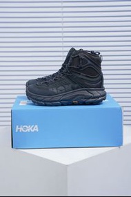 HOKA ONE ONE Tor Ultra HI 舒適休閑 減震防滑耐磨 高幫戶外功能鞋  黑色