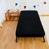 Simple Life 高反發支撐14段收納折疊床(簡易組裝)KR黑