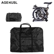 AGEKUSL Bike Carry Transport Carrier Bag Loading Bags Fit Brompton Pikes Birdy Dahon Fnhon Folding Bicycle 12"-20"