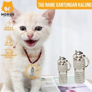 Pet Name Tag Kalung Identitas Nama Alamat Kucing Anjing Hewan