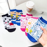 Adult Snoopy Cartoon Ankle Socks