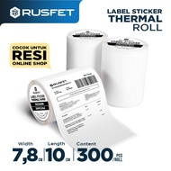 Thermal Barcode Label Stickers Thermal Receipt Label/s 300 pcs Thermal Sticker Barcode Label