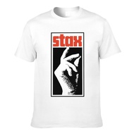 Casual Printed Stax Records Soul Blues Funk Men'Tee Cotton T-Shirt