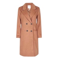 โค้ทยาว Trench coat ผสมวูล wool trench coat แบรนด์ .OBJECT  (wy1197)