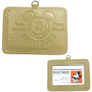 米奇老鼠 - 日本米奇老鼠 Mickey Mouse 證件套 八達通套 卡片套 (Beige) 平行進口