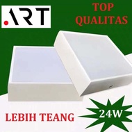 888-24Watt SQUARE OUTBOW DOWNLIGHT ROUND/ CEILING LIGHT/ BK/ WH/ - BLACK, WHITE SQUARE CEILING