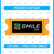 [Instant Kirim] Smile One Code R 100 BRL 1000 Coin [Bukan PO] Murah
