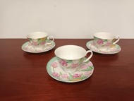 日本KEITO超骨瓷EXCEED  BON花卉紅茶杯