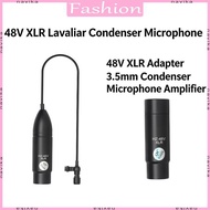 NAV Reliable 48V XLR 3Pin To 3 5MM Converter For Clear Auditory Transmission In Podcasts And Broadca