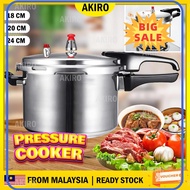 ⭐ [100% ORIGINAL] ⭐ AKIRO High Quality 4L Pressure Cooker Home Food Cook Makanan Kitchen Cooking Pot