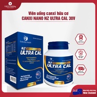 Viên uống canxi hữu cơ nhập khẩu chính hãng New Zealand Canxi Nano NZ ULTRA CAL (30 viên) giúp giảm