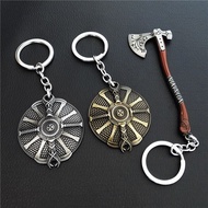 New Style Game Merchandise God Of War God Of War 5 God Of War Axe Keychain Weapon Model Shield Penda