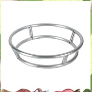 1 Piece Wok Stainless Steel Wok Ring Pot Rack Burner Grate Replacement Wire Insulated Pot Mat Stand 
