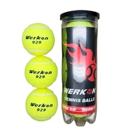 WERKON TENNIS BALL TENNIS BALL/ PACK OF 3 Bola Tenis Bola Tennis Ball Training