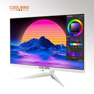 COOLBird All-In-One พีซีแกน I5 24นิ้ว/I7 8G/16G RAM 128G/256G/512G SSD คอมพิวเตอร์ตั้งโต๊ะสำหรับการเล่นเกมคอมพิวเตอร์สำนักงานธุรกิจ