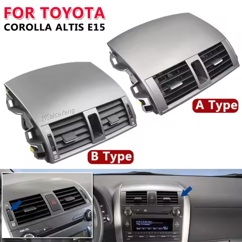 Center Dash A/C Air Conditioner Central Air Outlet Panel Grill Cover For Toyota Corolla Altis 2007 2