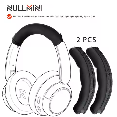 Anker Soundcore Life Replacement for Nullmini 2 Pcs Replacement Headband for Anker Soundcore Life Q1
